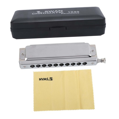 Chromatic harmonica with - harmonica,
