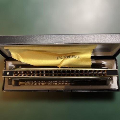 Tombo harmonica with case - with, &